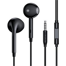 Upstyle AUT122 3.5mm Kulak Içi Kablolu Kulaklık A369 Derin Bas ve Net Ses Kalitesi Mikrofonlu - Siyah