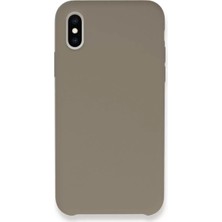 Apple iPhone Xs Max Kılıf Lansman Legant Silikon - Bej