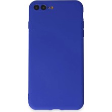 Apple iPhone 7 Plus Kılıf First Silikon - Koyu Mavi