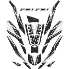 Gogo Premium Honda Pcx 2021 - 2024 Uyumlu Tank Pad Set 004 | Gogopremium