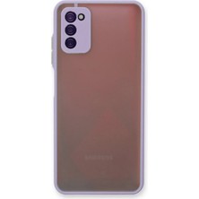Samsung Galaxy A03S Kılıf Montreal Silikon Kapak - Mor