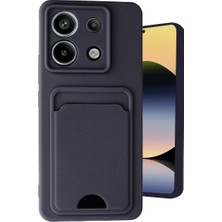 Xiaomi Redmi Note 13 Pro 5g Kılıf Kelvin Kartvizitli Silikon - Siyah