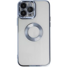 Apple iPhone 14 Pro Kılıf Slot Silikon - Sierra Blue