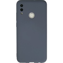 Huawei P Smart 2019 Kılıf Nano Içi Kadife Silikon - Gri