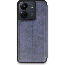 Xiaomi Redmi 13C Kılıf Flip Cover - Lacivert