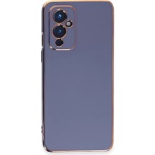 One Plus 9 Kılıf Volet Silikon - Mavi
