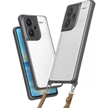 Xiaomi Redmi Note 13 Pro Plus Kılıf Penta Silikon Kılıf - Titan Gri