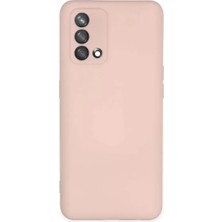 Nacario A74 4g Kılıf Nano Içi Kadife Silikon - Pudra
