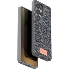 Nacario Onegif Galaxy S26 Bright Simli Kapak - Gümüş
