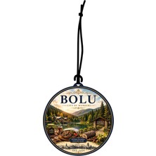Bolu Şehri Tasarımlı Oto Kokusu,araba Kokusu,oto Aksesuarı ve Dikiz Ayna Süsü