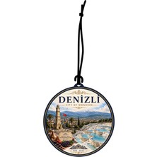 Denizli Şehri Tasarımlı Oto Kokusu,araba Kokusu,oto Aksesuarı ve Dikiz Ayna Süsü