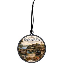 Sakarya Şehri Tasarımlı Oto Kokusu,araba Kokusu,oto Aksesuarı ve Dikiz Ayna Süsü
