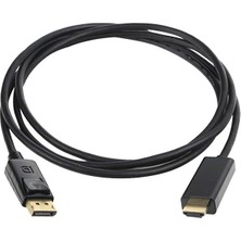 Powermaster PM-15436 Display Port Dp To HDMI Aktif Görüntü Çevirici 1.8 Metre Yüksek Performanslı Kablo