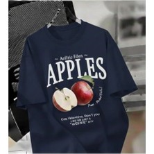 Luliana Baskılı Premium Kalite Yıkama Sokak Stili Oversize T-Shirt