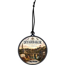 Diyarbakır Şehri Tasarımlı Oto Kokusu,araba Kokusu,oto Aksesuarı ve Dikiz Ayna Süsü