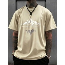 Luliana Baskılı Premium Kalite Yıkama Sokak Stili Oversize T-Shirt