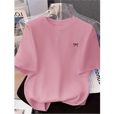 Luliana Baskılı Premium Kalite Yıkama Sokak Stili Oversize T-Shirt