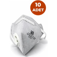 Mfa Koruyucu Solunum Maskesi Aktif Karbonlu Ventilli 10 Adet