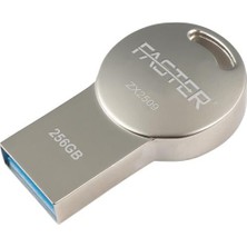 Faster 256 GB Dusl Serisi USB 3.0 Yüksek Hızlı Metal Flash Bellek