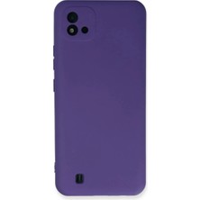 Blueb Realme C11 2021 Kılıf Nano Içi Kadife - Mor