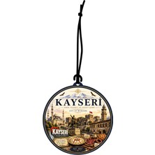 Meröka Kayseri Şehri Tasarımlı Oto Kokusu,araba Kokusu,oto Aksesuarı ve Dikiz Ayna Süsü
