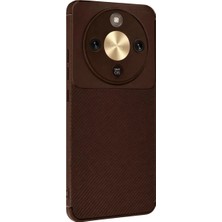 Blueb Huawei Honor Magic 8 Lite Auto Focus Karbon Kapak - Kahverengi