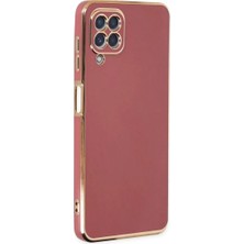 Blueb Galaxy A22 Kılıf Volet - Kırmızı