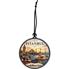 Meröka Istanbul Şehri Tasarımlı Oto Kokusu,araba Kokusu,oto Aksesuarı ve Dikiz Ayna Süsü