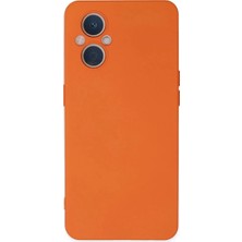 Blueb Reno 7 Lite Kılıf Nano Içi Kadife - Turuncu