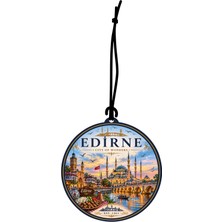Meröka Edirne Şehri Tasarımlı Oto Kokusu,araba Kokusu,oto Aksesuarı ve Dikiz Ayna Süsü