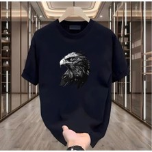 Luliana Baskılı Premium Kalite Yıkama Sokak Stili Oversize T-Shirt