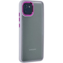 Blueb Galaxy A03 Kılıf Dora Kapak - Lila