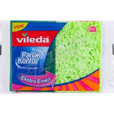3 Adet Vileda Viscose Düz Sünger 2 Li