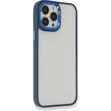 Blueb 14 Pro Max Kılıf Dora Kapak - Mavi