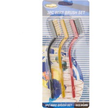 Matmel 3'lü Tel Fırça - Renkli - 16 cm