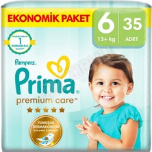 4 Adet Prima Premium Care Eko Paket No:6 35'li