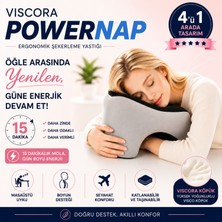 Viscora Powernap Ergonomik Masaüstü Uyku ve Kaylule Yastığı – Öğle Arası Uyku ve Şekerleme Yastığı Boyun, Kol ve Yüz Destekli Konfor