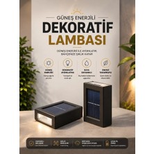 Teknoparkx Bahçe Aydınlatması Solar Güneş Enerjili Dekoratik LED Işıklı Lamba