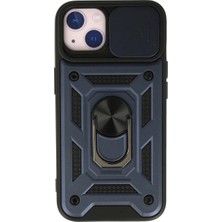Blueb 13 Kılıf Pars Lens Yüzüklü - Lacivert