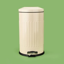 Matmel Living Vintage Çöp Kovası - Bej - 16 Lt
