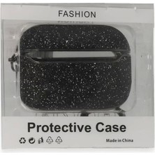 Apple Airpods Pro 2 (2.nesil) Spell Simli Kılıf - Siyah