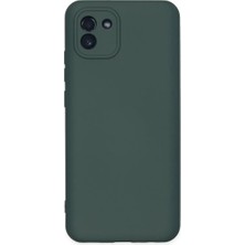 Blueb Galaxy A03 Kılıf Nano Içi Kadife - Koyu Yeşil