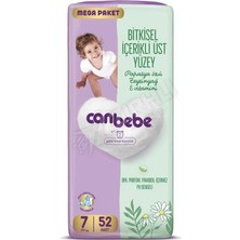 4 Adet Canbebe Bebek Bezi Mega Paket Xxl 52'li