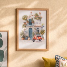 Matmel Deco Lemon Cafe Duvar Panosu - Renkli - 30X40 cm