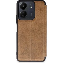 Blueb 13C Kılıf Flip Cover - Taba