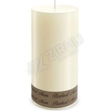 3 Adet Bozkurt Mum Pillar Candle 400 gr