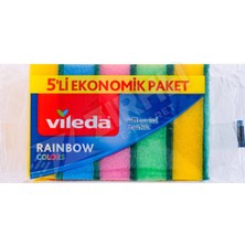 5 Adet Vileda Sünger Eko Rainbow 5li