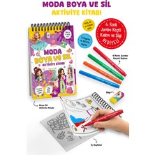 Bigkids Yayınları Moda – Boya ve Sil Aktivite Kitabı