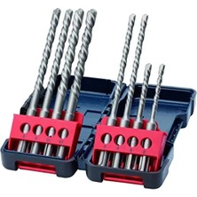 MarkEntegra Sds-Plus-3-Spiral Matkap Ucu Seti, Darbeli Matkaplar Için 8 Parça
