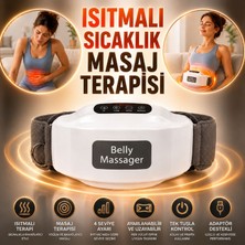 Multizone Isıtmalı Karın Bel Masaj Kemeri Bian Taşlı Sırt Titreşimli Masaj Cihazı Ayarlanabilir Rahatlatıcı
